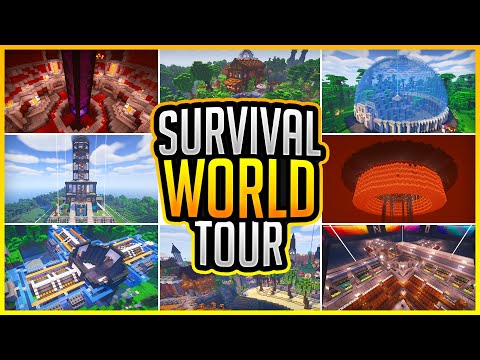 🔥 Survival Welt Tour! (2,5 Jahre) ✨ Minecraft 1.18.1 Survival ✨ ErikOnHisPeriod