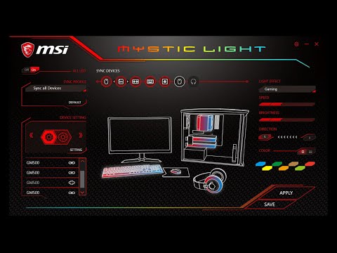 MSI MYSTIC LIGHT ❤️💚💙