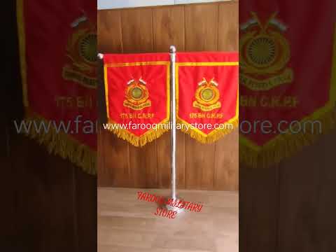 Brass Military T Flag Stand