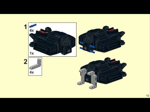 Инструкция по сборке автомобиля LEGO Technic RC Drift