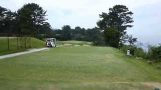 preview picture of video '大阪の名門ゴルフ場「淡輪・大阪ゴルフクラブ」シーサイドコース14番ショート'