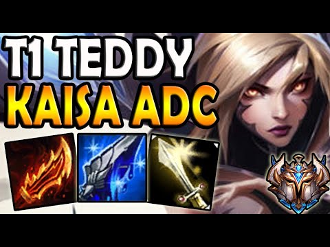 T1 Teddy KAISA vs EZREAL [ ADC ] Lol Ranked Korea
