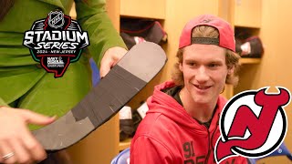 Hockey Stick Taping 101 with NJ Devils' Dawson Mercer!