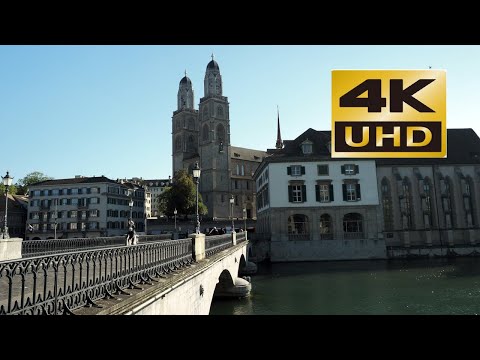 Zurich Switzerland - Touring the beautiful city - Cinema 4K
