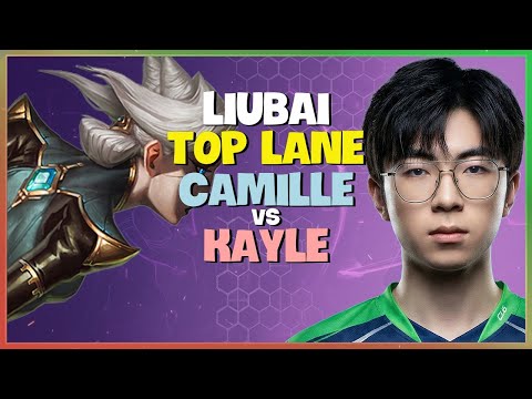 Challenger Liubai: MASTERING Camille's Flawless Execution Top Lane Strategy (Engsub)