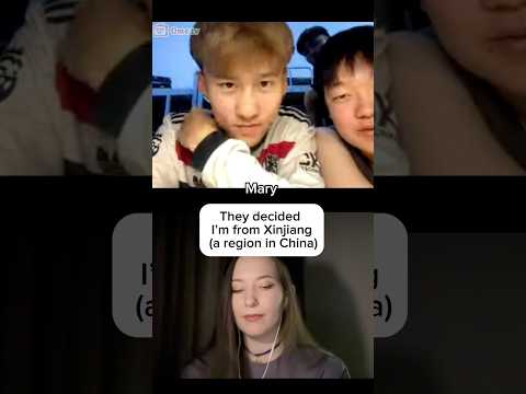 They decided I’m from China | #chinesereaction #ometv #funny #omegle