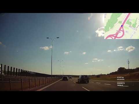 Poland. Motorway A1, Rusocin — Turzno, 2020, 4x