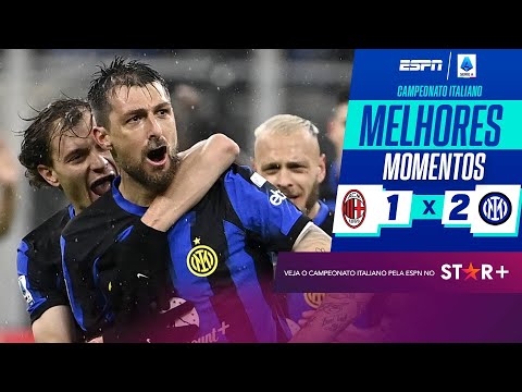 Gols e lances de Milan x Internazionale