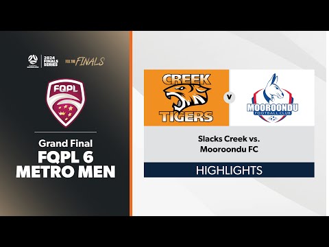 FQPL 6 Metro Men Grand Final - Slacks Creek vs. Mooroondu FC Highlights