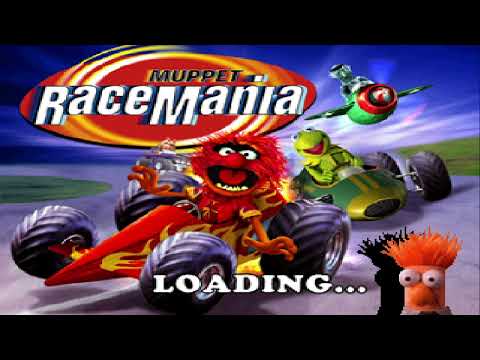 Muppet RaceMania PS1 Longplay - Not Bad Kart Racing Game
