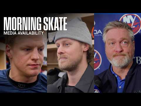 New York Islanders Morning Skate Media Availability | NYI at WPG