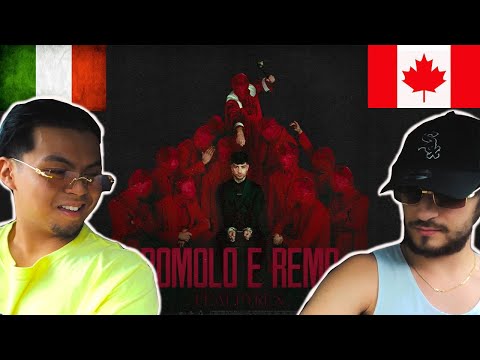 CANADIANS REACT TO ITALIAN TRAP - Tony Effe, Pyrex - Romolo E Remo (Visual)