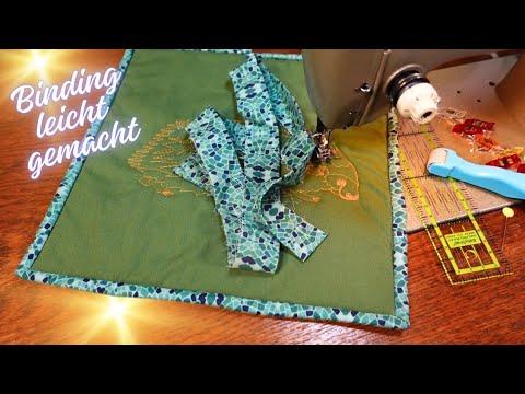 Professional binding corners and finishes made easy for beginners