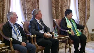 Ամենայն հայոց կաթողիկոսն ընդունեց Շվեյցարիայի Աստվածաշնչային ընկերության պատվիրակությանը