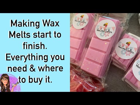 How to make wax melts start to finish, what you need & where to buy it