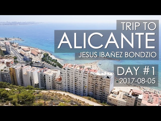 Alicante Spain, Trip Day #1 | Santa Bárbara castle & Explanada de España & Port of Alicante