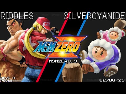 MSM:ZERO.3 - Riddles (Kazuya, Terry) Vs. SilverCyanide (Ice Climbers) - SSBU - Pools Wave A