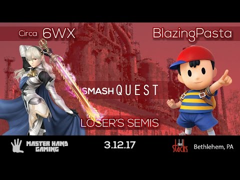SmashQuest #1 - Circa 6WX vs. BlazingPasta - Loser's Semifinals
