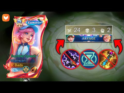 THIS WANWAN SUMMER SPLASH IS REALLY THE SMOOTHEST SKIN EVER!! Auto Savage + Auto Winstreak Build!!