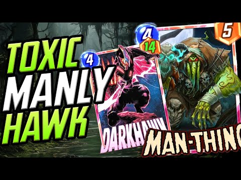 MAN THING is TOXIC in this ZABU DARK HAWK DECK - Marvel Snap