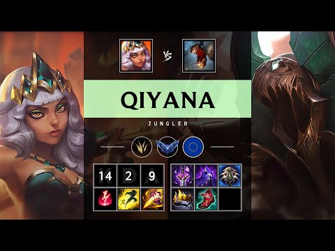 Qiyana Jungle vs Fiddlesticks: Unstoppable - EUW Diamond Patch 14.24