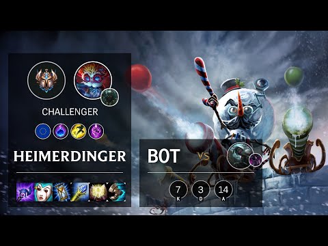 Heimerdinger Bot vs Senna - EUW Challenger Patch 10.15