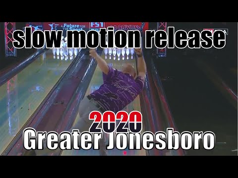 2020 PBA Greater Jonesboro slow motion release - PBA Bowling
