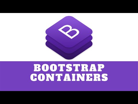 Bootstrap Tutorial 2020 - Containers