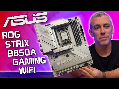 ASUS ROG STRIX B850A Gaming WiFi Motherboard Review  [Gaming, Thermals, Power & VRMs Tested!]