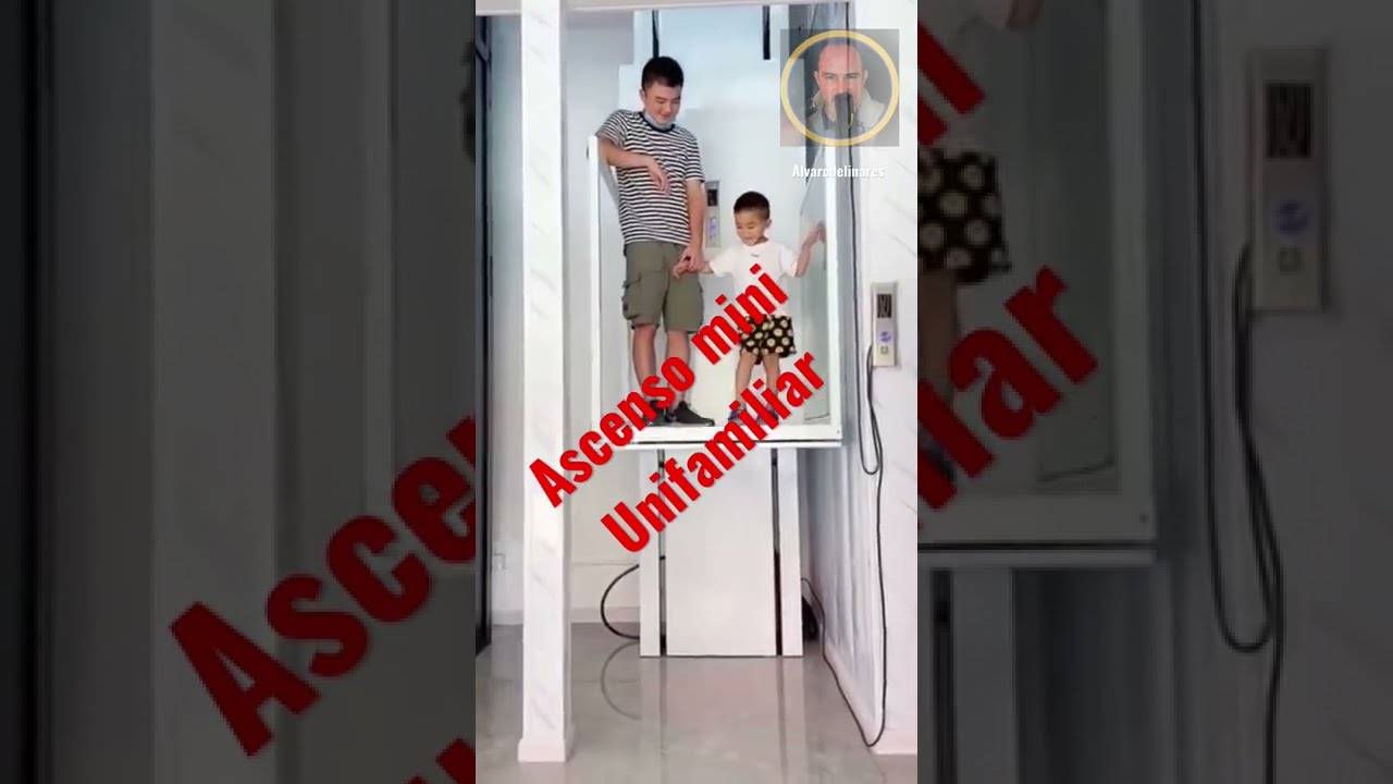 Ascensor más pequeño y más seguro del mundo unifamiliar. Y más compacto.#escensor #shorts #shorts