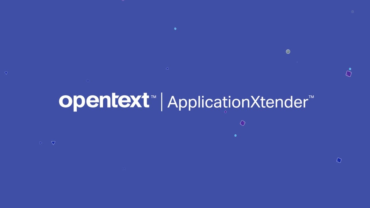 OpenText ApplicationXtender Overview