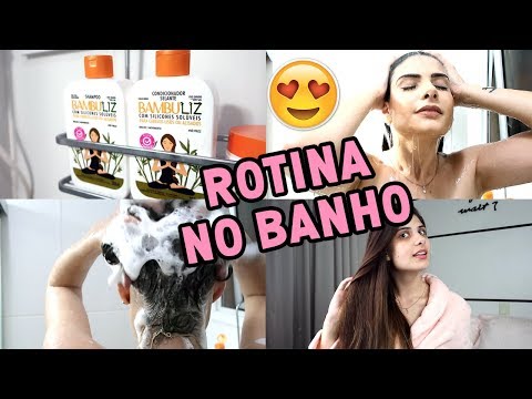MINHA ROTINA NO BANHO PRODUTOS QUE USO - Thamyê Baseggio
