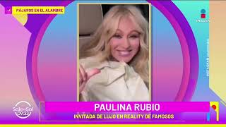 Paulina Rubio INVITADA DE LUJO en la última gala de eliminación en famoso reality | Sale el Sol