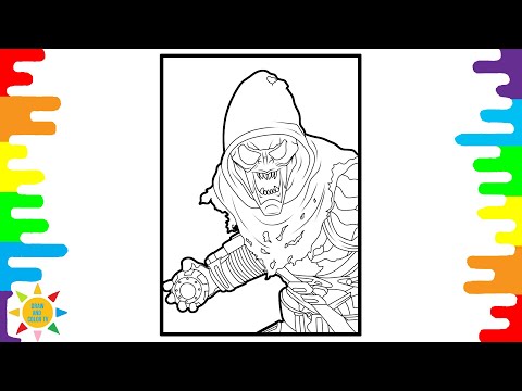 Green Goblin Coloring | Angry Green Goblin Coloring | Unknown Brain - Superhero