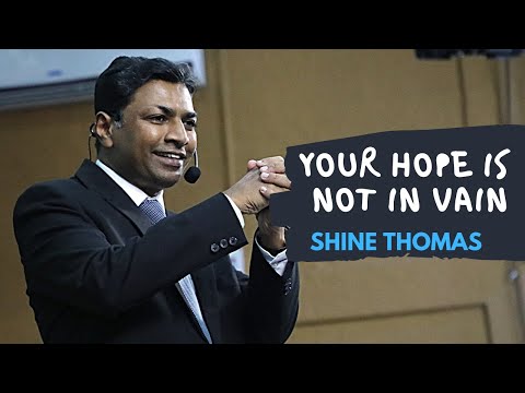 Your Hope Is Not In Vain | PROMISES OF RESURRECTION | Shine Thomas | City Harvest AG Church