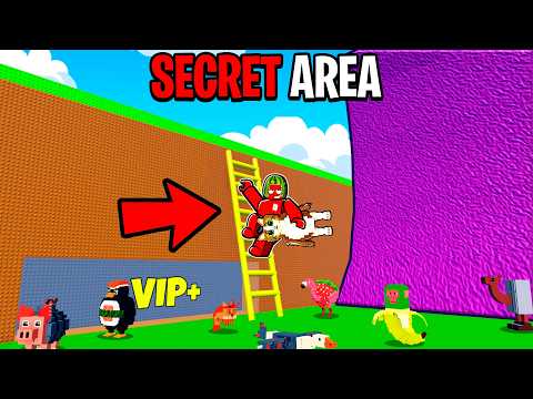 I Built a SECRET LADDER in Escape Tsunami for Brainrot...