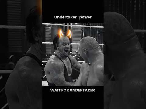 Kane Sacared but The Undertaker Attitude 👿#wwe