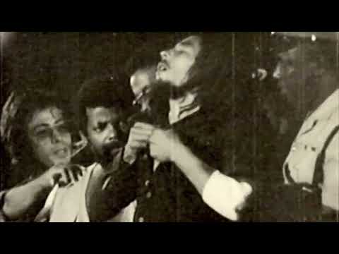 Bob Marley & The Wailers: 1976/12/05 @ The Smile Jamaica Concert, Kingston, JA *Silent B&W fragment*