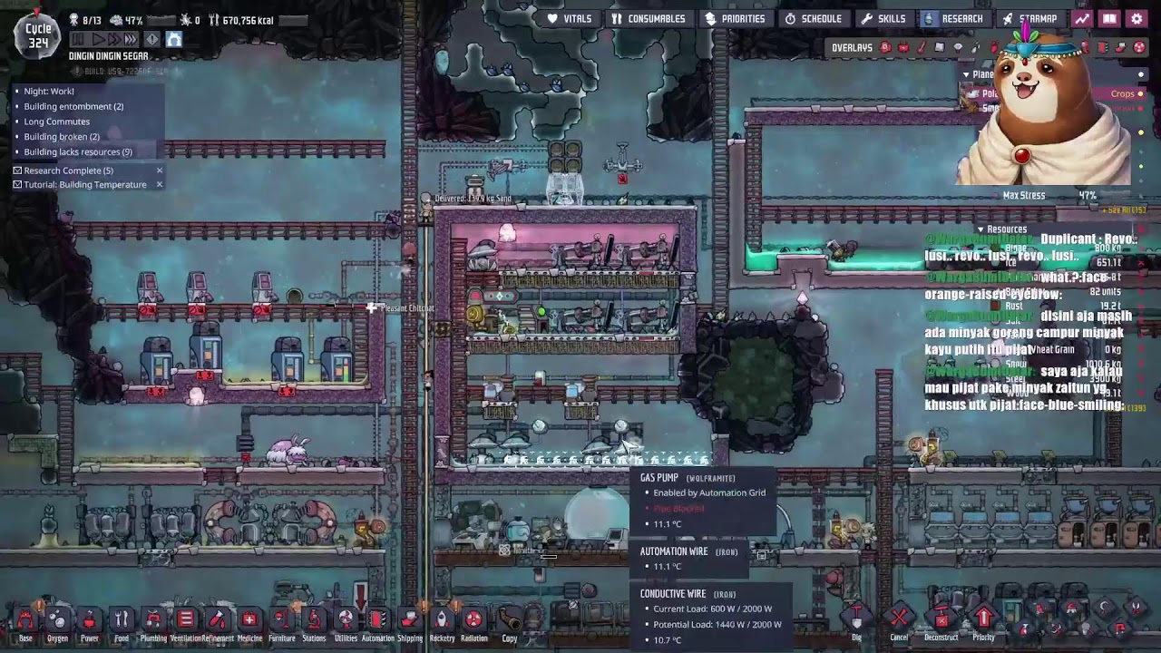 Teleport ke asteroid lain| OXYGEN NOT INCLUDED FROSTY PLANET DLC