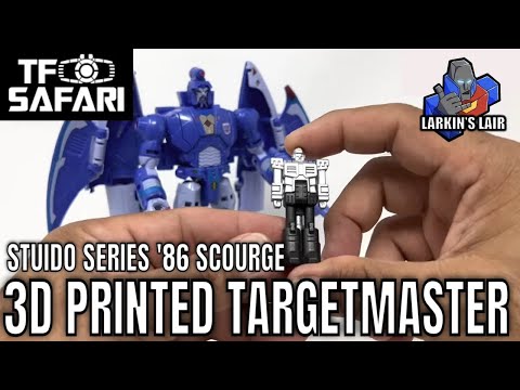 3D Printed Targetmaster for Studio Series Scourge, Matrix Workshop M-54 Review, Larkin's Lair