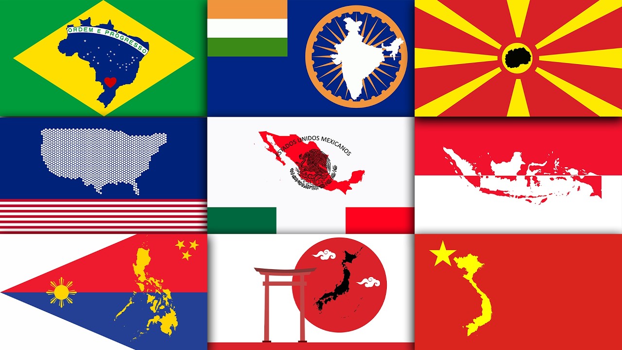 National Flags Now Have Maps