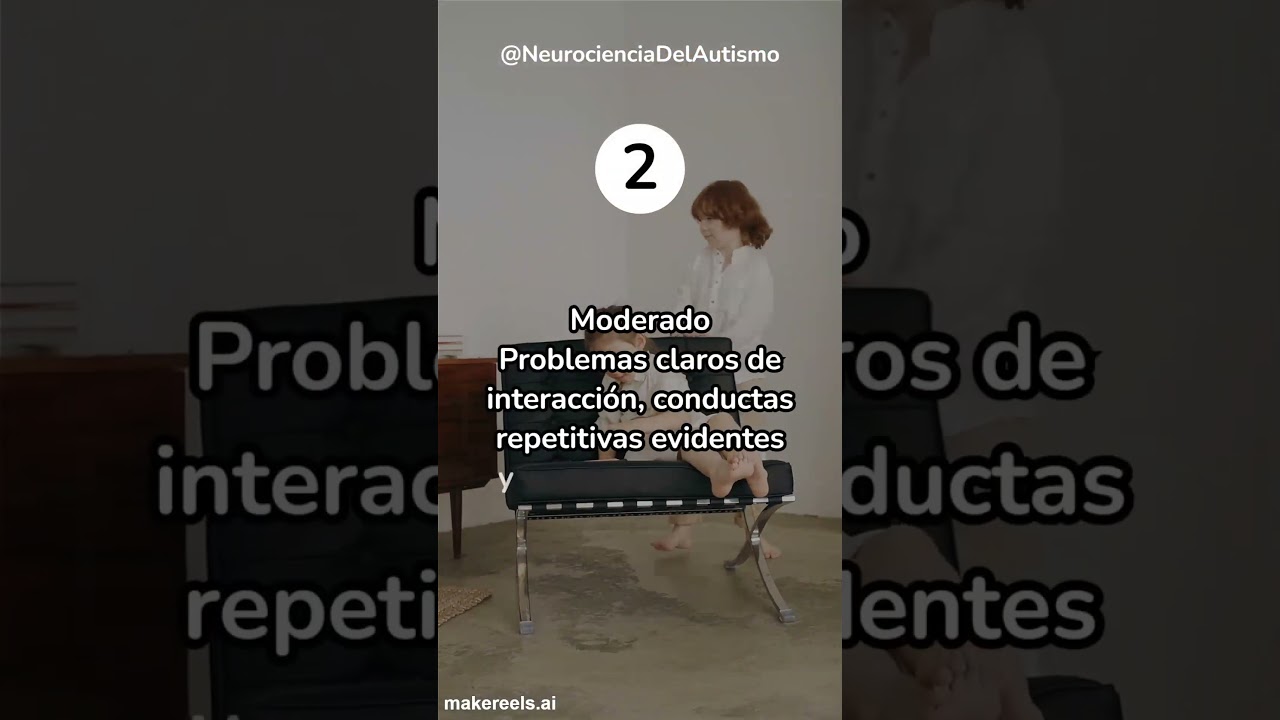 3 Grados en el Autismo según el DSM-5-TR