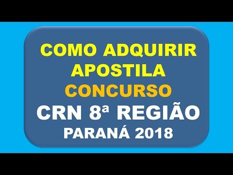 Apostila Concurso CRN 8 Região - Paraná 2018