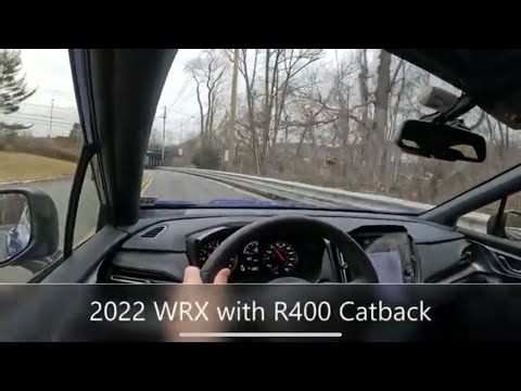 2022 WRX - Invidia R400 - POV cabin sound