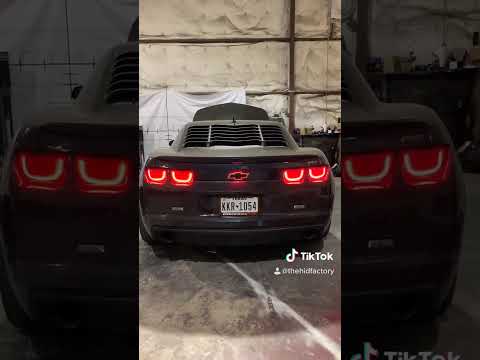 Chevy Camaro illuminated Bowtie Emblem w/ taillight halos
