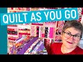 QUILT AS YOU GO USE YOUR SCRAPS FOR GOOD PART 1