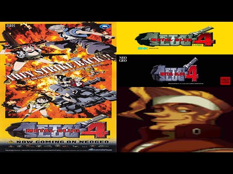 Metal Slug 4 - Marco Rossi (Marchrius Dennis Rossi)  good and bad ending  USA -Arcade Playthrough