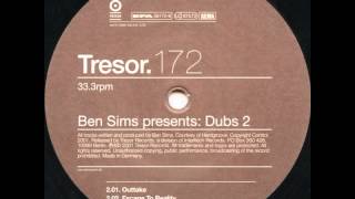 Ben Sims - Escape to reality - Dubs 2 EP - Tresor ‎– Tresor 172