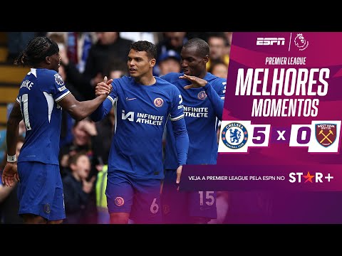 Gols e lances de Chelsea x West Ham