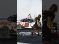 Last night's champ burnin' it down ? #nascarshorts